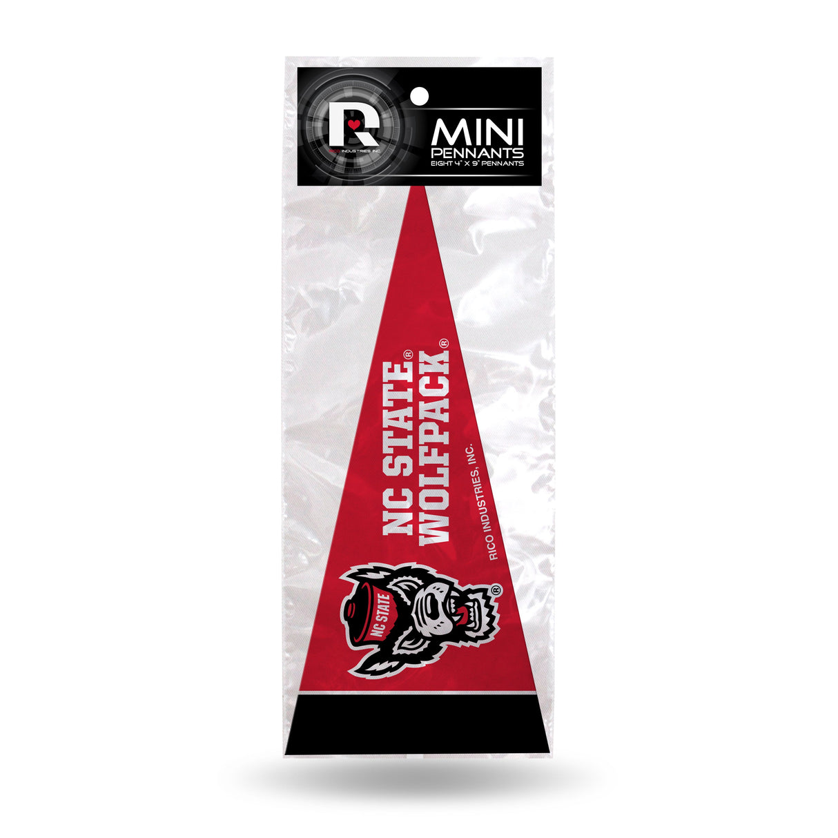 North Carolina State Wolfpack, Mini Pennants Pack, Licensed by Rico