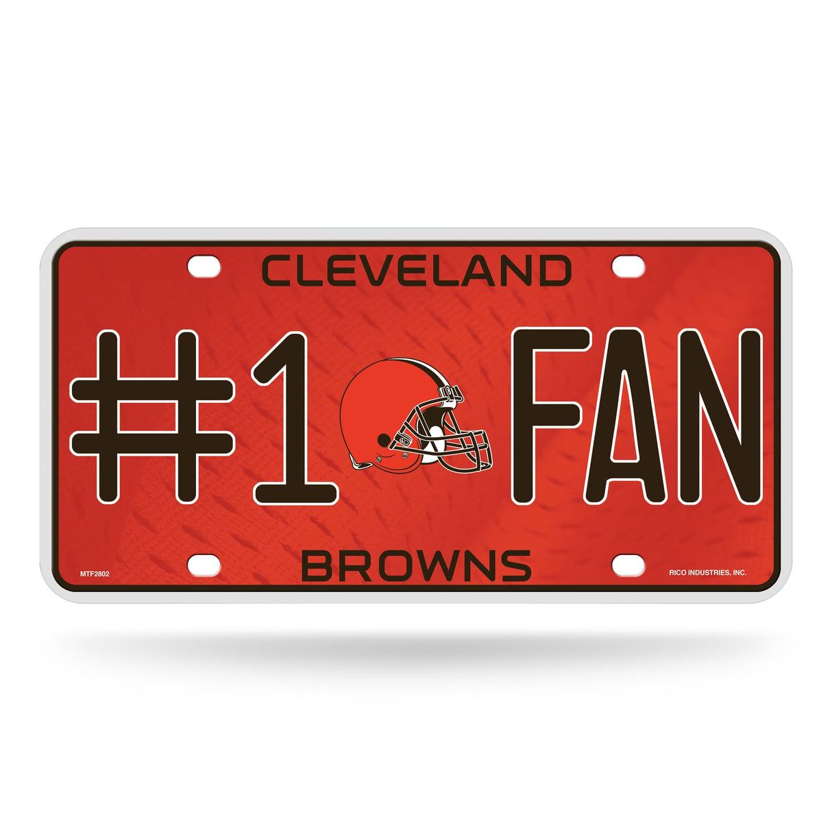 Cleveland Browns, MTF Metal Tag (#1 Fan), Licensed by Rico