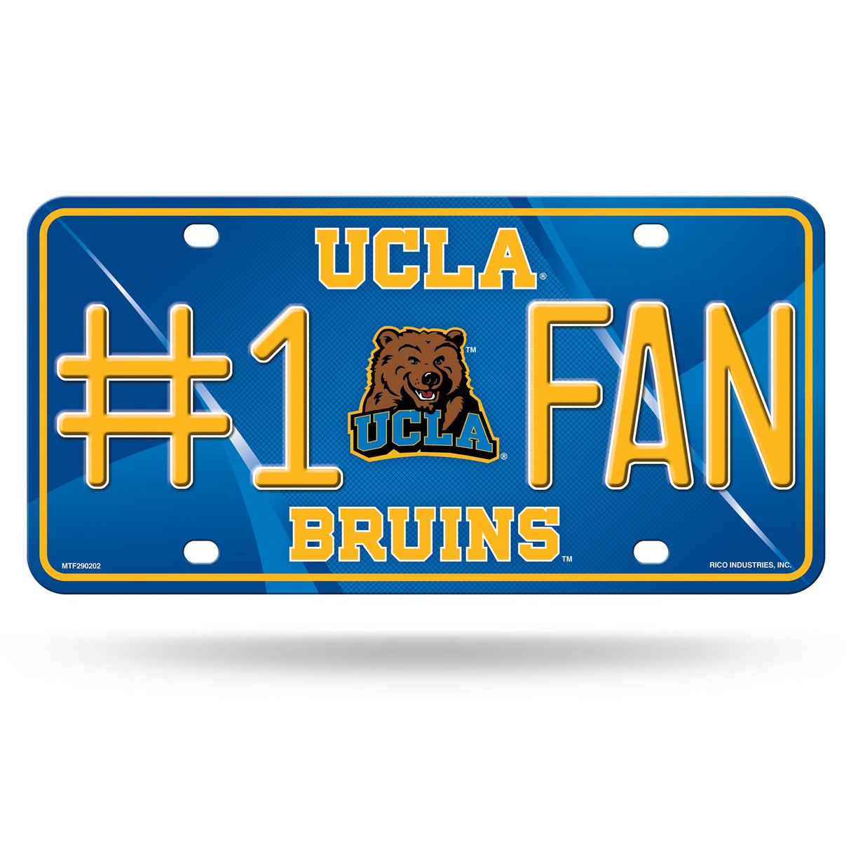 UCLA Bruins, MTF Metal Tag (#1 Fan), Licensed by Rico